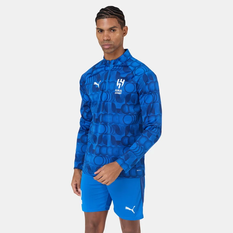 PUMA Men's Al Hilal 1/4 Zip Training Football Top